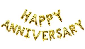 Happy Anniversary Foil Balloons