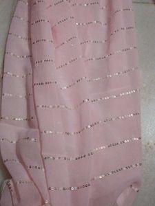 Elegant Pink Sequined Kurta