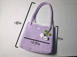 Crochet lily Bag