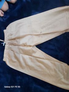 Peach Printed Kurta with Pants