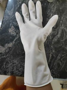 Brand New White Silicone Gloves