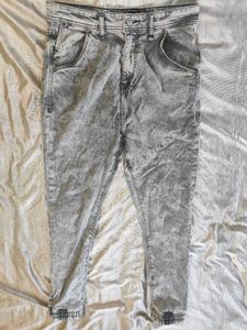 Stylish Grey Denim Jeans