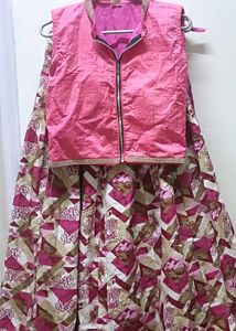 ethnic stylish skirt with crop top