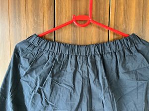 Dark Blue A-Line Skirt