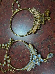 Exquisite Pearl &amp; Kundan Nath