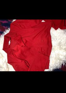 Red Co-ord Set - Cropped Blazer &amp; Trousers