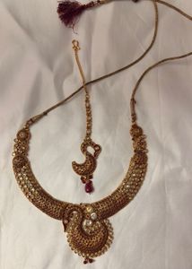 Exquisite Peacock Kundan Necklace Set from Jaipur