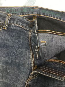 Classic Dark Wash Denim Jeans