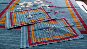 (New) Pure Cotton Double Bedsheet