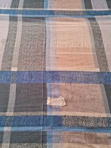Plaid Cotton Bed Sheet