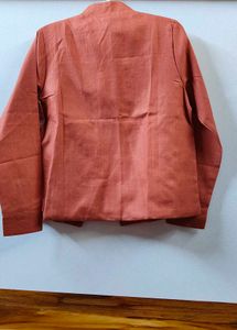 Elegant Terracotta Blazer Set