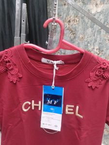 Maroon Graphic Tee