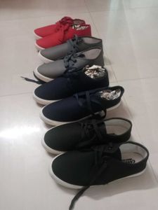 Men Canvas Casual Shoes Full Lot 20 Pcs Pairs,