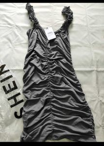 Chic Ruched Mini Dress