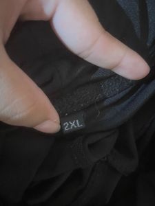 TRASA Black Flare gym Pants
