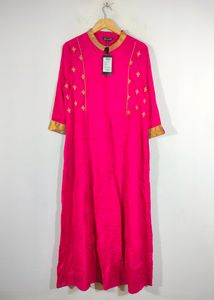 Rose Pink And Gold Kurtas (Women's)