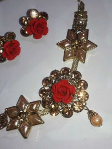 red+golden set