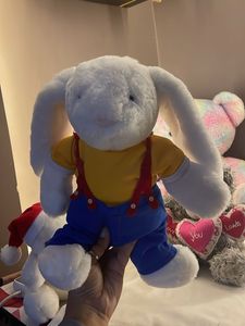 Adorable White Bunny Plush