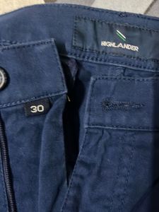 Highlander Blue Casual Trousers