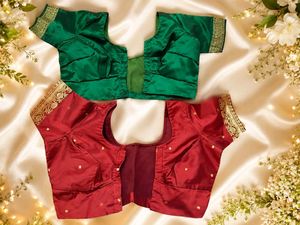 Ethnic Silk Blouses (Set of 2)🔥🔥🥰❤️💚