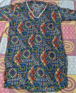 💙✨ Women’s Printed Kurta Palazzo Set | 🌺 Ethnic