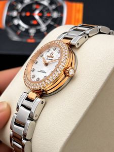 Omega Ladymatic Diamond Bezel Watch