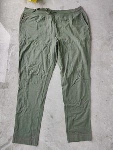 Comfortable Olive Green Drawstring Pants