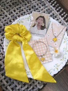 new yellow hair accessories combo