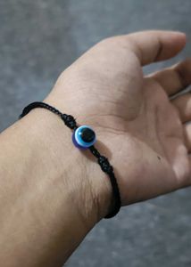 Simple Black Cord evil eye Bracelet (pack of 2)