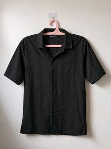 Men's Black Short Sleeve Shirt