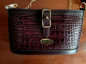 Hidesign Embossed Leather Handbag