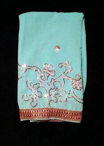 festive heavy saree with ready made blouse