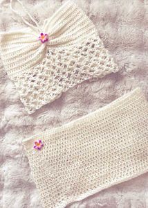 Crochet Top &amp; Shorts Set