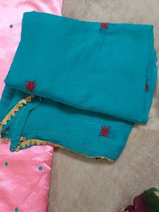 Pink Embroidered Kurta Set