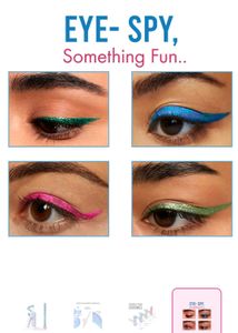 Holographic Glitter Eyeliner- Pink Flame.