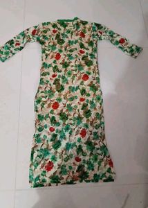 Floral Print Kurta