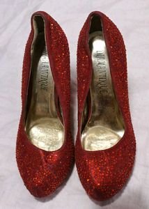 Red Sparkle High Heels | Size 39 |