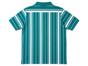 Green Striped Polo T-Shirt | Size XL | Good Condit