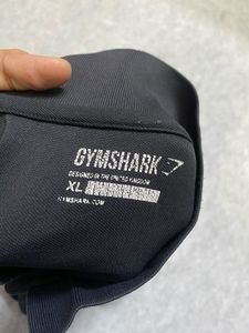 Men's Black Gymshark Polo Tshirt