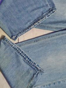 S-BIN JEANS VINTAGE LIGHT WASH WIDE LEG BARREL JEA