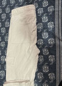 Zara Beige Cargo Pants