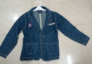 Blazer Or Coat In Denim For 6to 9year Boy