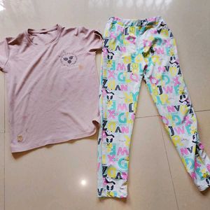 t-shirt and pant set for 10 to 12 years girl