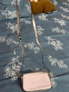 Chic Silver Crossbody Bag