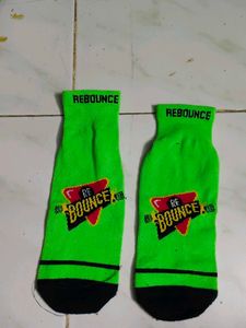 Rebounce Neon Green Socks