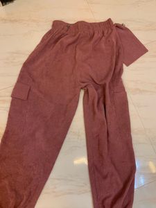 Corduroy Skirt with Zipper Detail