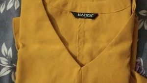 Mustard yellow top