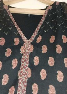 Boho Print Tunic Top