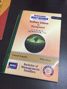 TYBMS Indian Ethos In Management Textbook