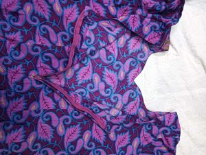 Beautiful Purple👗 Paisley Print Kurta
